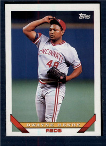 1993 Topps #29 Dwayne Henry VG Cincinnati Reds 