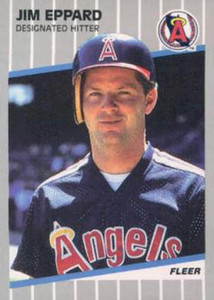 1989 Fleer #476 Jim Eppard VG California Angels 