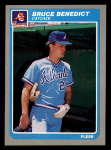 1983 Fleer #130 Bruce Benedict VG Atlanta Braves - Under the Radar Sports