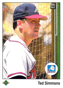 1989 Upper Deck #570 Ted Simmons VG Atlanta Braves 