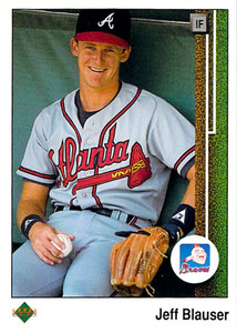 1989 Upper Deck #132 Jeff Blauser VG Atlanta Braves 