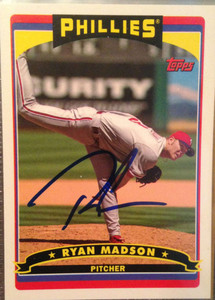 Ryan Madson Autographed 2006 Topps Phillies Fan Appreciation Day SGA #7