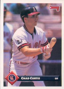 1993 Donruss #93 Chad Curtis VG California Angels 