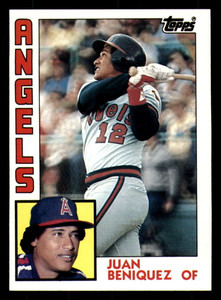 1984 Topps #53 Juan Beniquez VG California Angels 