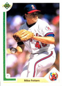 1991 Upper Deck #696 Mike Fetters VG California Angels 