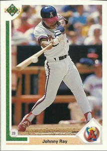 1991 Upper Deck #678 Johnny Ray VG California Angels 