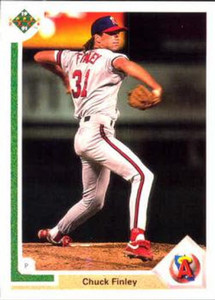 1991 Upper Deck #437 Chuck Finley VG California Angels 