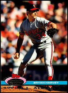 1992 Stadium Club Dome #79 Bryan Harvey VG California Angels 