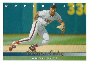 1993 Upper Deck #377 Damion Easley VG California Angels 