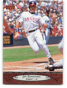 1996 Upper Deck #30 Jim Edmonds VG California Angels 