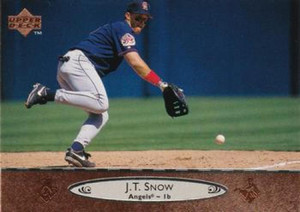 1996 Upper Deck #26 J.T. Snow VG California Angels 