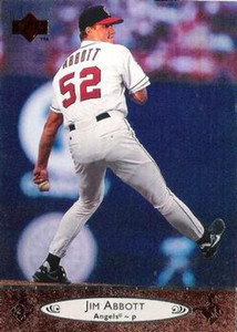 1996 Upper Deck #292 Jim Abbott VG California Angels 