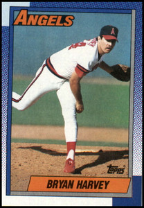 1990 Topps #272 Bryan Harvey VG California Angels 