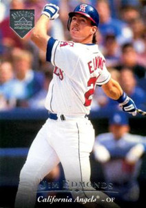 SOLD 42808 1995 Upper Deck Electric Diamond #268 Jim Edmonds VG California Angels 
