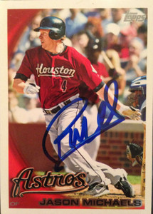 Jason Michaels Autographed 2010 Topps Team Set #HOU15