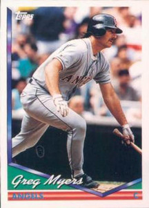 1994 Topps #171 Greg Myers VG California Angels 