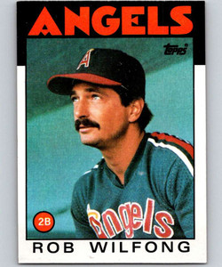 1986 Topps #658 Rob Wilfong VG California Angels 