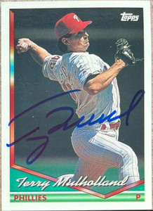 Terry Mulholland Autographed 1994 Topps #170