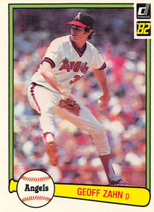 1982 Donruss #164 Geoff Zahn VG California Angels 