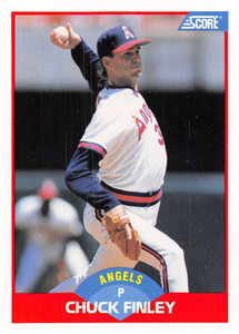 1989 Score #503 Chuck Finley VG California Angels 