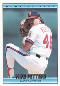 1992 Donruss #491 Mike Fetters VG California Angels 