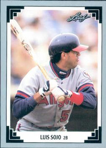 1991 Leaf #367 Luis Sojo UER VG California Angels 