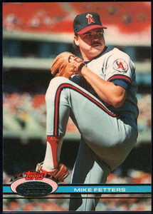 1991 Stadium Club #228 Mike Fetters VG California Angels 