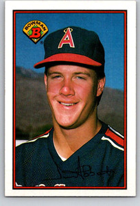 1989 Bowman #39 Jim Abbott VG RC Rookie California Angels 