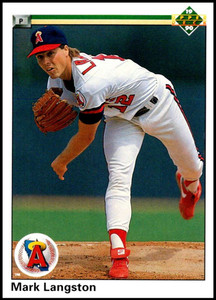 1990 Upper Deck #783 Mark Langston VG California Angels 