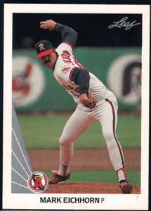 1990 Leaf #472 Mark Eichhorn VG California Angels 