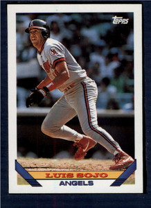1993 Topps #347 Luis Sojo VG California Angels 
