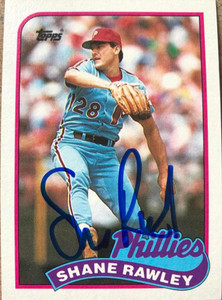 Shane Rawley Autographed 1989 Topps #494