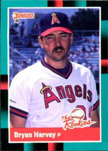 1988 Donruss Rookies #53 Bryan Harvey VG RC Rookie California Angels 