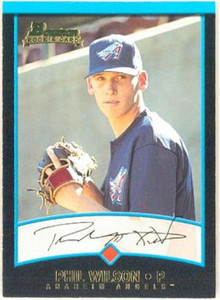 2001 Bowman #349 Phil Wilson VG RC Rookie Anaheim Angels 