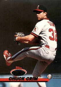 1993 Stadium Club #327 Chuck Crim VG California Angels 