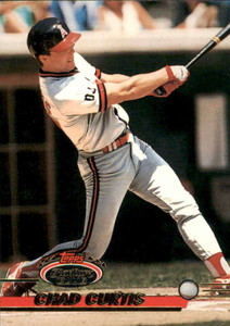 1993 Stadium Club #543 Chad Curtis VG California Angels 