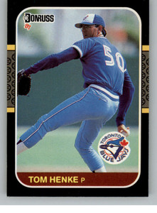 1987 Donruss #197 Tom Henke VG Toronto Blue Jays 