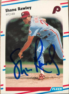 Shane Rawley Autographed 1988 Fleer #311