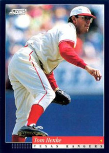1994 Score #542 Tom Henke VG Texas Rangers 