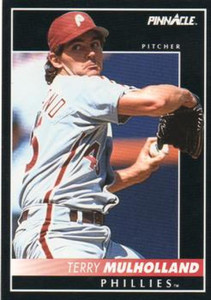 1992 Pinnacle #199 Terry Mulholland VG Philadelphia Phillies 
