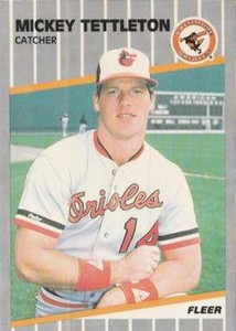 1989 Fleer #623 Mickey Tettleton VG Baltimore Orioles 1989 Fleer #623 Mickey Tettleton VG Baltimore Orioles