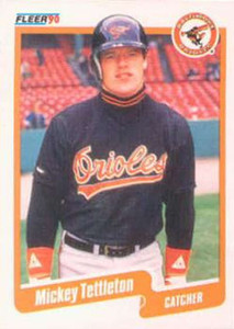 1990 Fleer #190 Mickey Tettleton VG Baltimore Orioles 