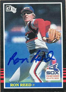 Ron Reed Autographed 1985 Donruss #282