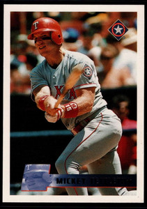 1996 Topps #286 Mickey Tettleton VG Texas Rangers 