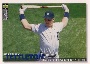 1995 Collector's Choice #474 Mickey Tettleton VG Detroit Tigers 