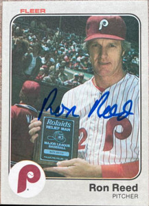 Ron Reed Autographed 1983 Fleer #169