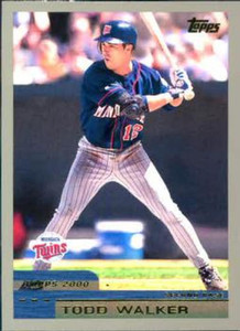 2000 Topps #57 Todd Walker VG Minnesota Twins 