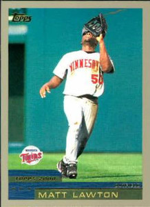 2000 Topps #262 Matt Lawton VG Minnesota Twins 