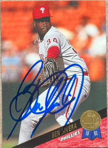 Ben Rivera Autographed 1993 Leaf #393