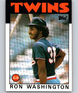 SOLD 22674 1986 Topps #513 Ron Washington VG Minnesota Twins 